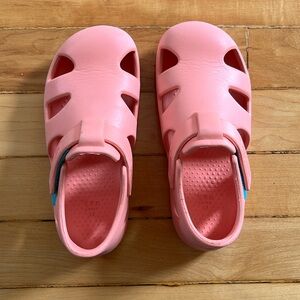 Ten Little Splash Sandals in Pink Lemonade size 12